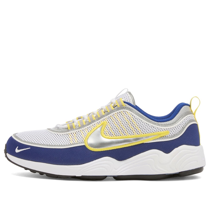 Photo: Nike Air Zoom SPiridon SP Sneaker in White/Blue/Yellow