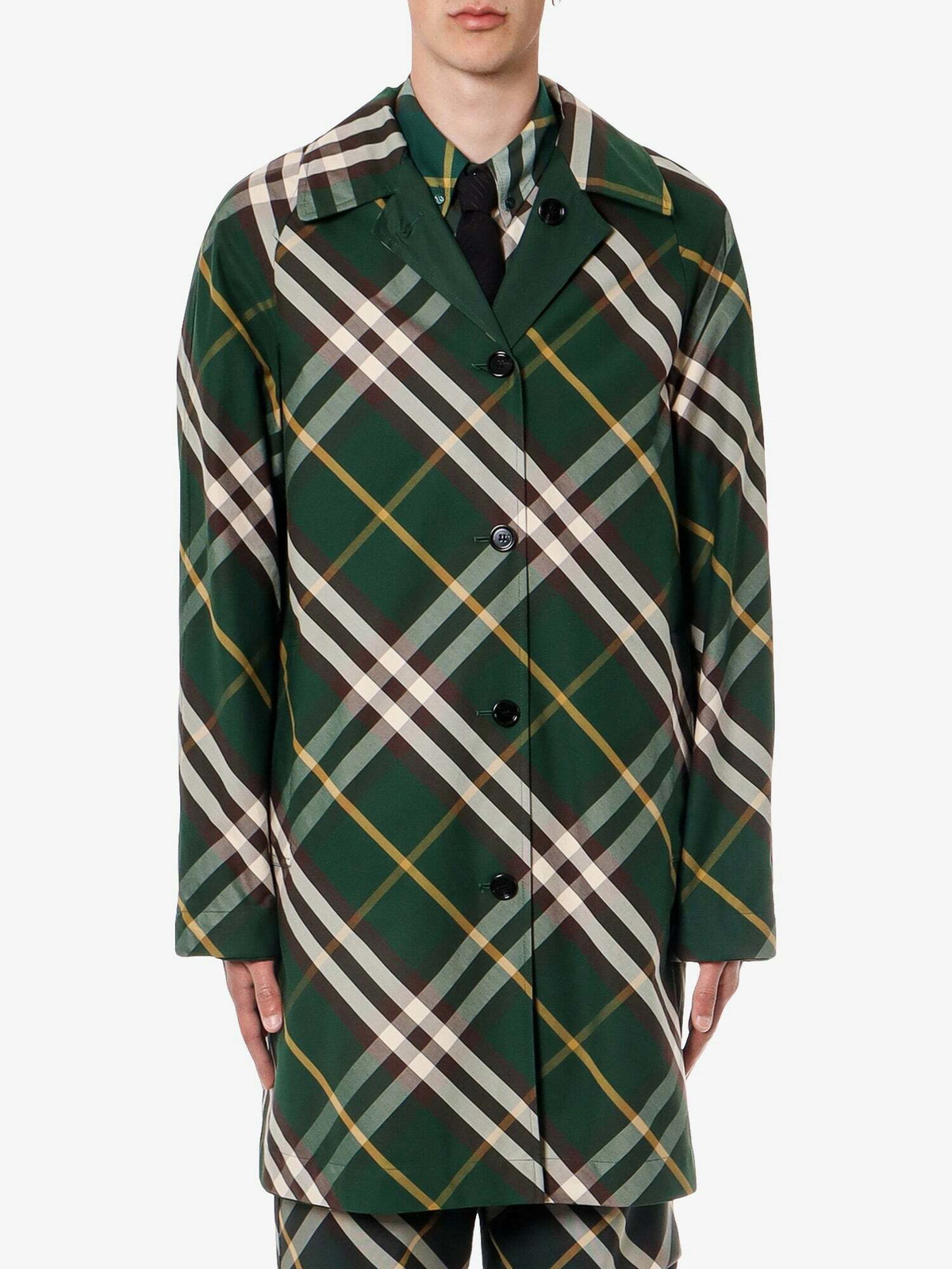 トレンチコート BURBERRY Men Trench Coats 8098475C1480 Green Burberry Trench Green Mens Trench Coat Burberry