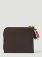 Zipper Pull Wallet in Brown