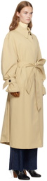 Recto Beige Petunia Trench Coat