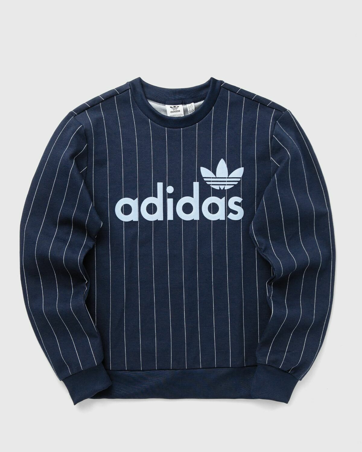Adidas PINSTRIPE SWEAT Blue Womens Sweatshirt