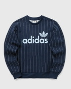 Adidas PINSTRIPE SWEAT Blue Womens Sweatshirt