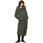 Paloma Wool Khaki Long Pruit Down Coat