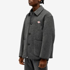 Danton Men's Wool Jacket in Medium Grey