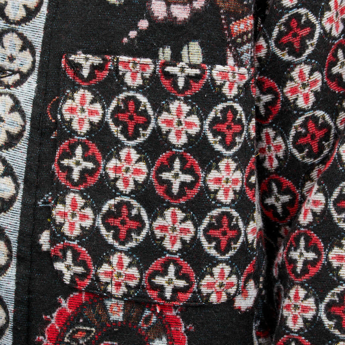 Engineered Garments Workaday Men's Engineer Jacket in Block Jacquard Mix