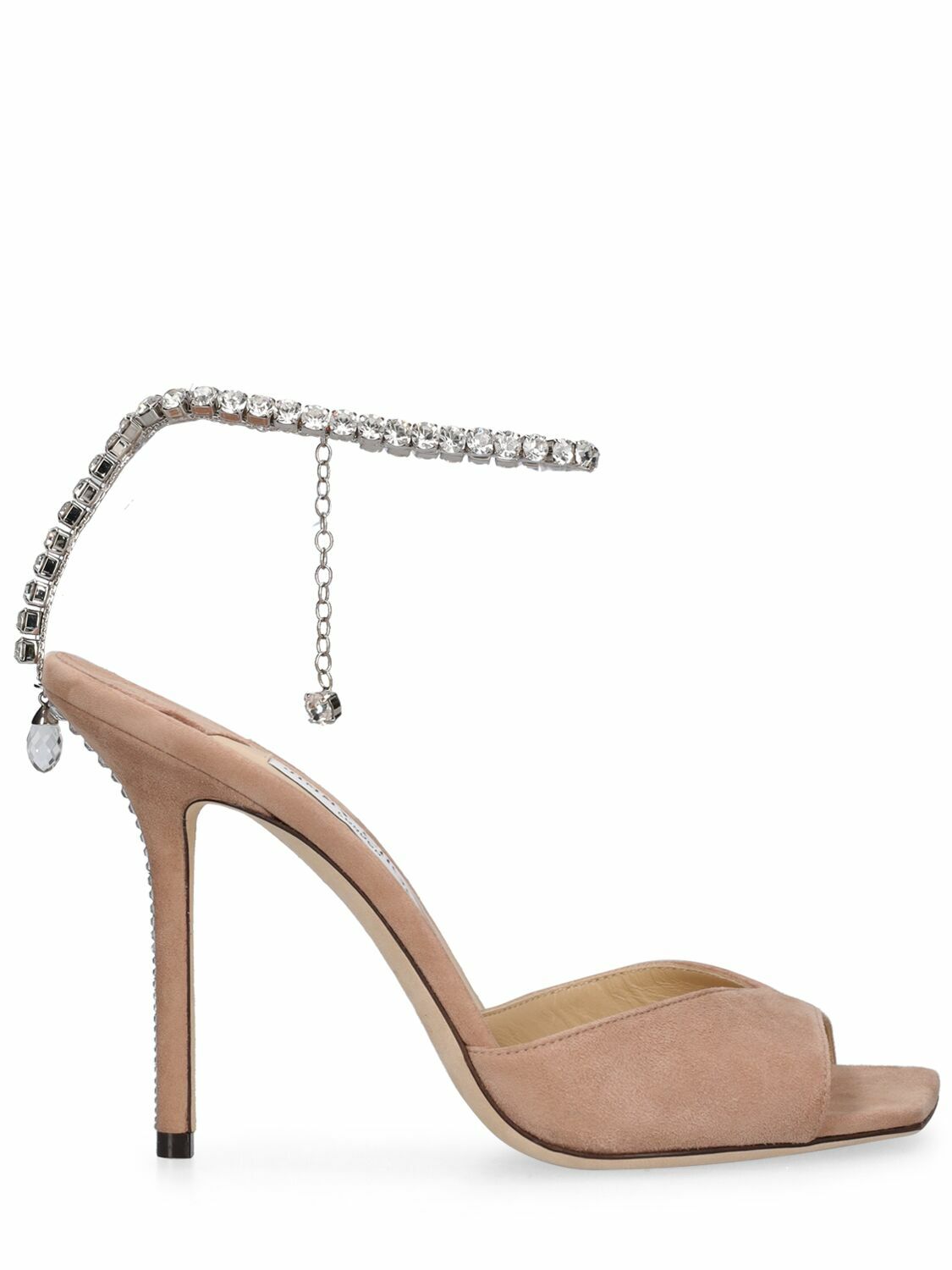 JIMMY CHOO - 100mm Saeda Suede Sandals