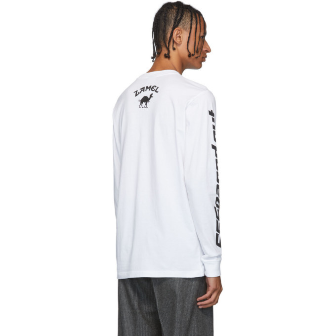 SSS World Corp White Sponsors Long Sleeve T-Shirt