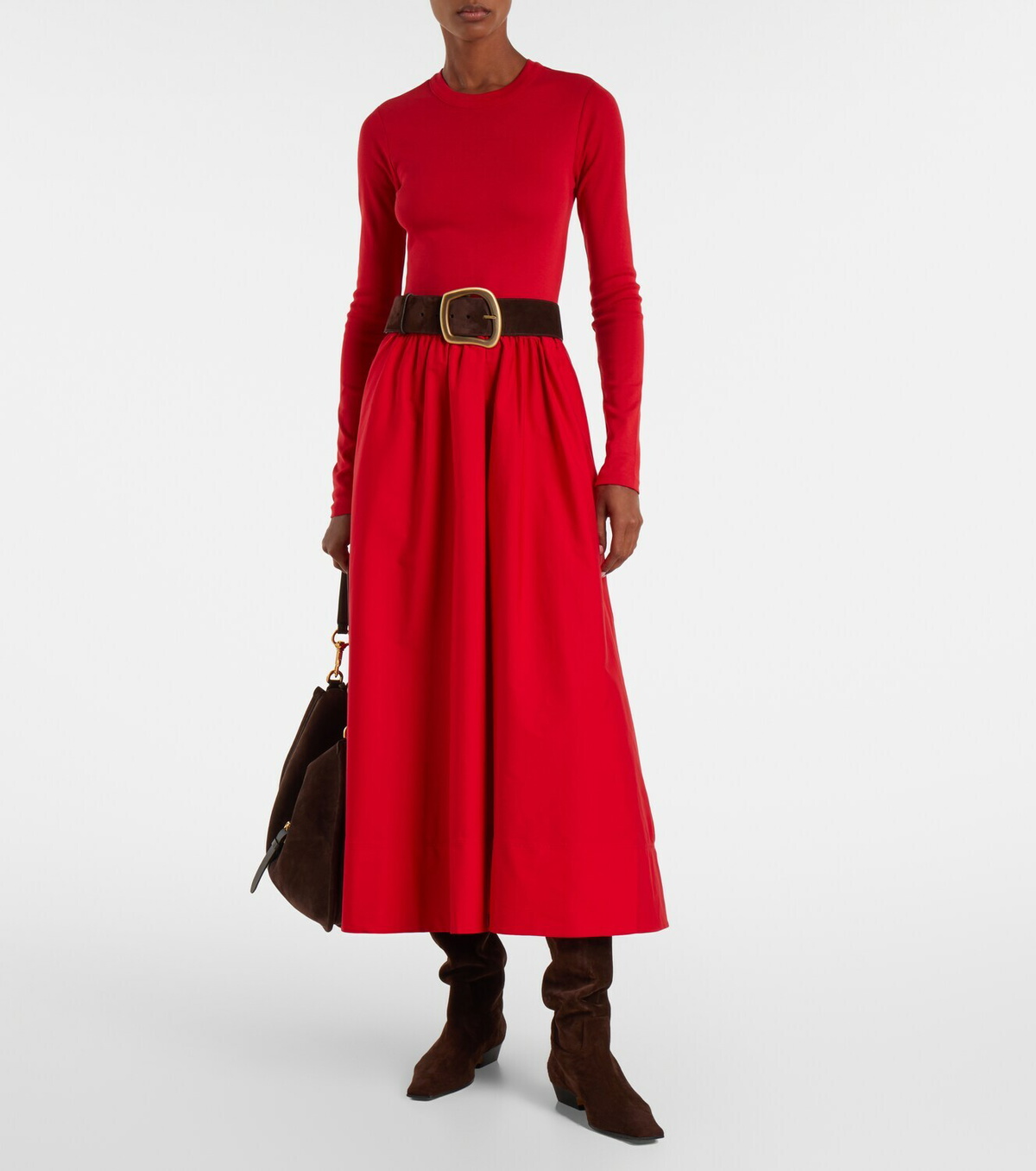 Polo Ralph Lauren Cotton midi dress