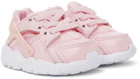 Nike Baby Pink Huarache Run Sneakers