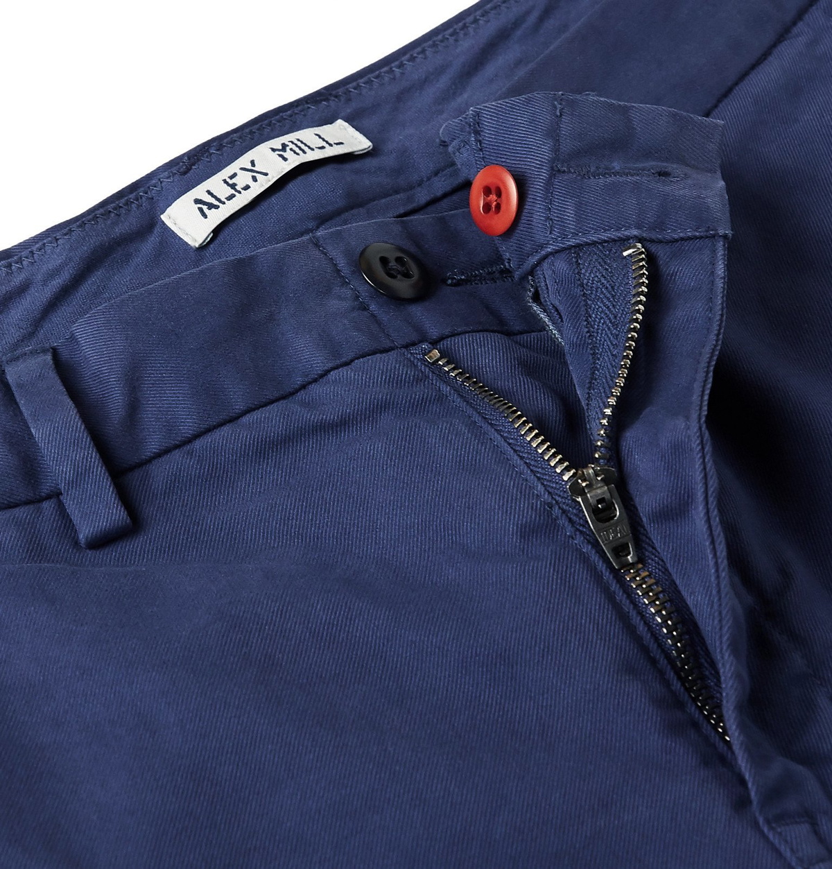 Alex Mill - Slim-Fit Stretch-Cotton Twill Chino Shorts - Blue