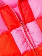 ERL - Checked Quilted Padded Shell Hooded Jacket - Pink