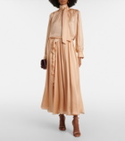 Ulla Johnson Ornament tie-neck silk chiffon blouse