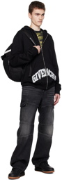 Givenchy Black Crystal Hoodie