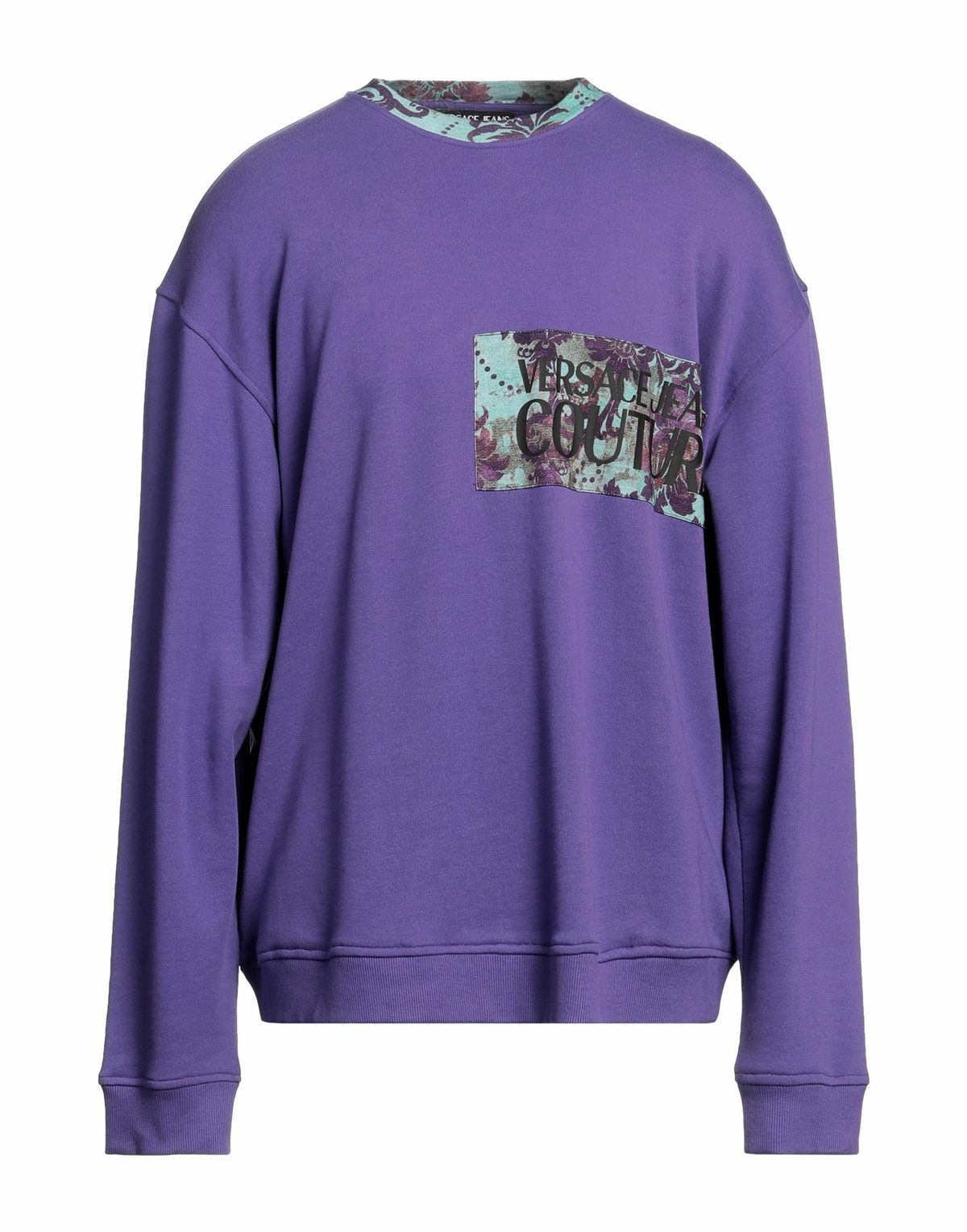 Versace Jeans Couture Mens Sweatshirt in Purple