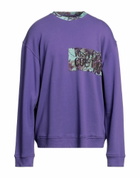 Versace Jeans Couture Mens Sweatshirt in Purple