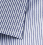 TOM FORD - Slim-Fit Striped Cotton Shirt - Blue