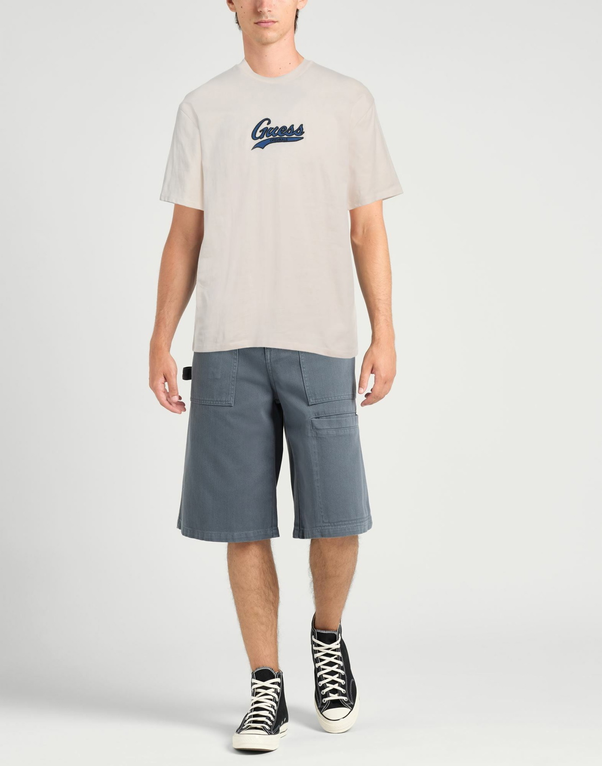 Guess Mens T-shirt in Off white