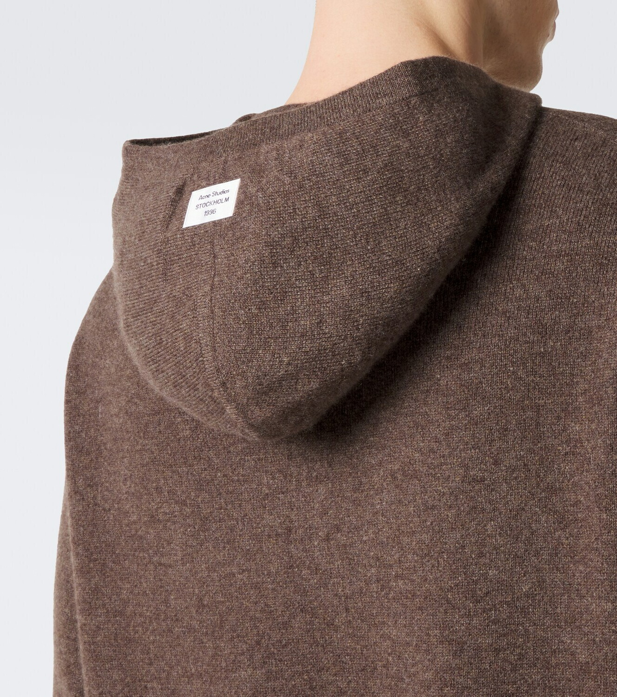 Acne Studios Knitted cashmere-blend hoodie