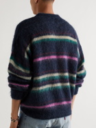 Isabel Marant - Striped Mohair-Blend Sweater - Unknown