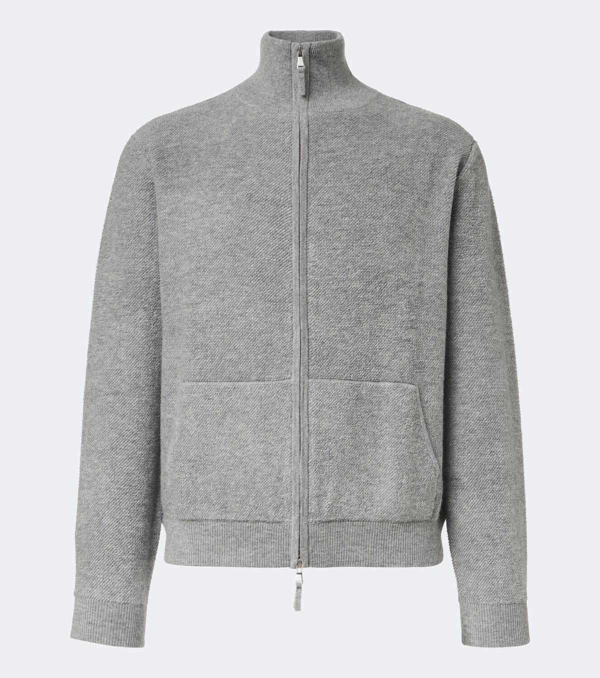 Allude Wool and cashmere zip-up sweater