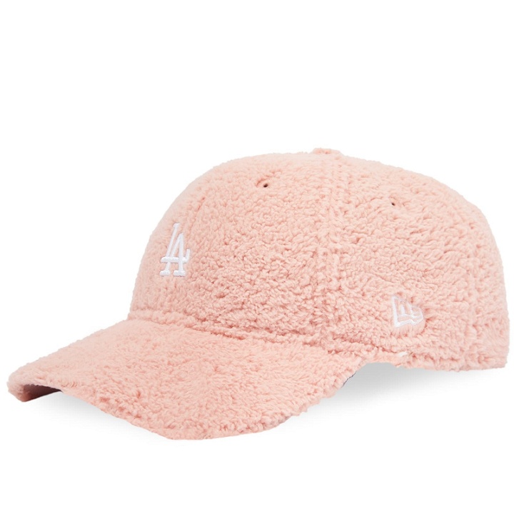Photo: New Era Men's LA Dodgers Teddy 9Forty Adjustable Cap in Pink