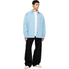 Casablanca Blue Double Faced Overshirt