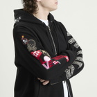 MASTERMIND WORLD Men's Multi Patched Zip-Up Hoodie in Black