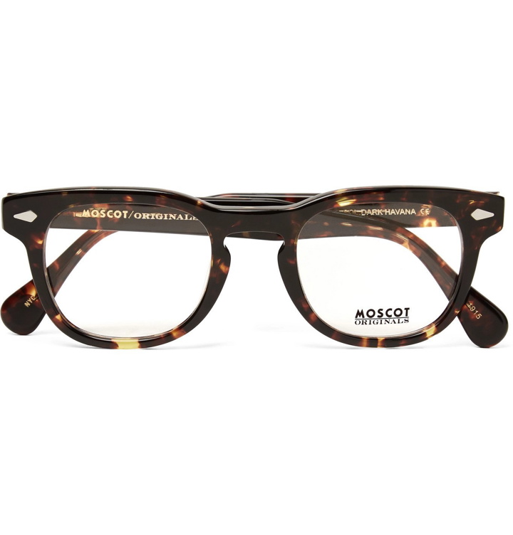 Photo: Moscot - Gelt Square-Frame Acetate Sunglasses - Brown