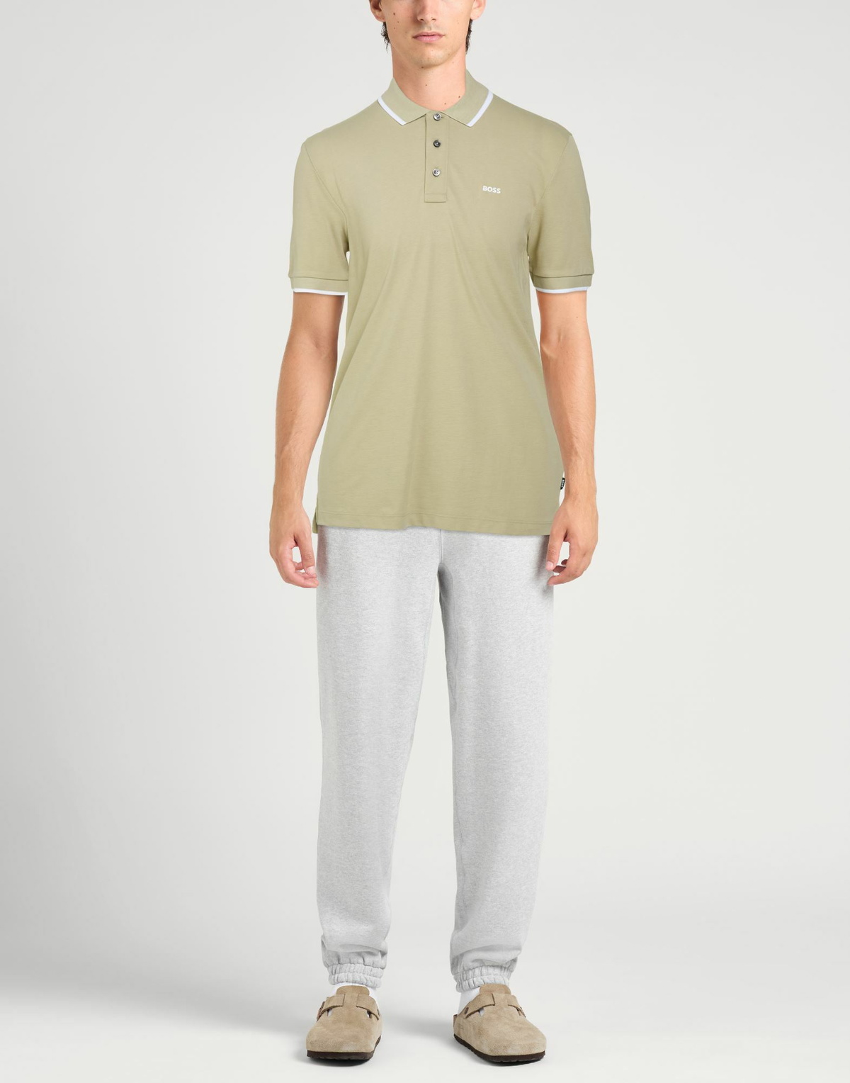 Boss Mens Polo shirt Light in Green