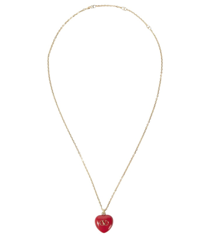 Photo: Valentino Garavani Cœur Royal VLogo pendant necklace