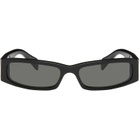 Gucci Black Rectangular Squared Sunglasses