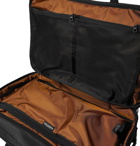 Master-Piece - Leather-Trimmed MASTERTEX-08 Briefcase - Black