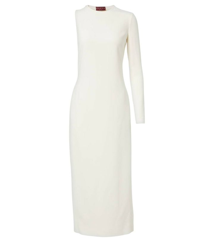 Photo: Gucci Asymmetric midi dress