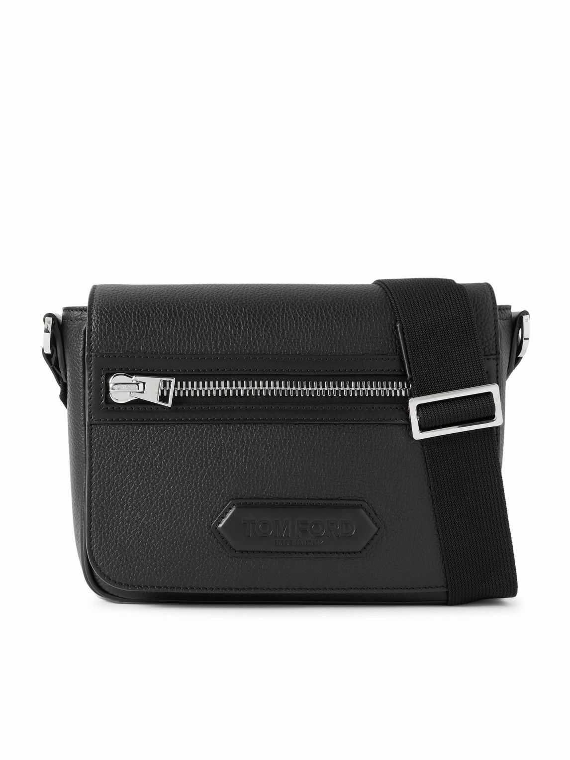 TOM FORD正規品/関税送料込み Medium messenger bag TOM FORD - Leather-Trimmed Suede Messenger Bag TOM FORD
