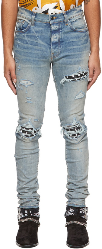 Photo: AMIRI Blue Playboy Edition MX1 Jeans