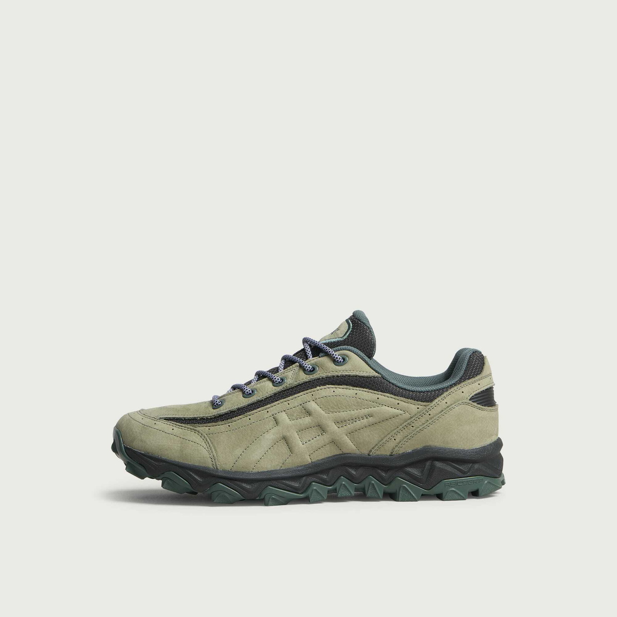 Asics Men's GEL-TRANSCEND FJ Sneaker in Ash Green/Graphite Grey