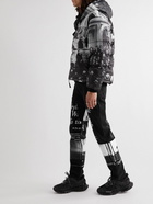 MSFTSrep - Straight-Leg Printed Jeans - Black