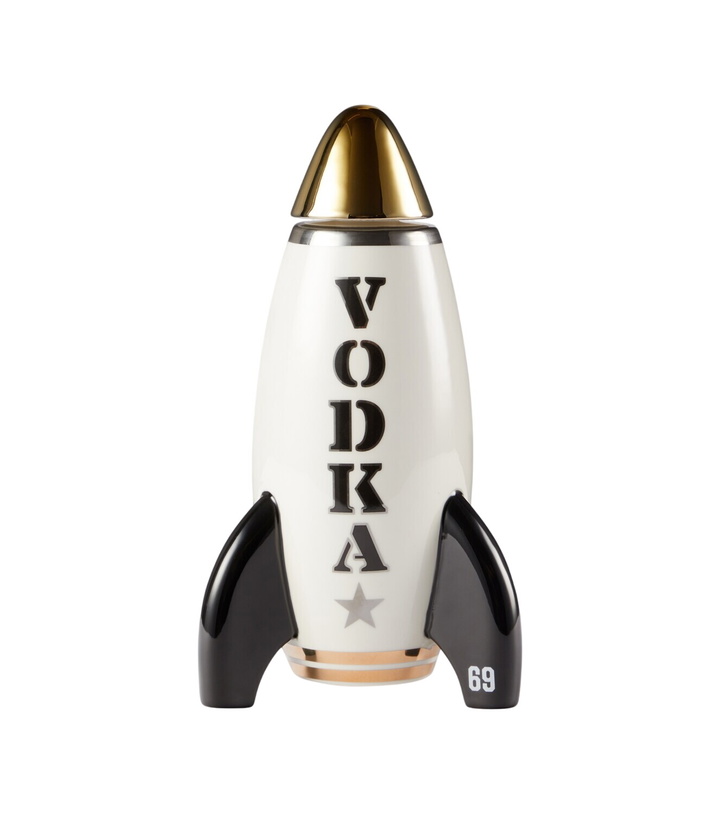 Photo: Jonathan Adler Vice striped porcelain decanter