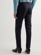 Séfr - Harvey Tapered Twill Trousers - Blue