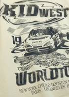 Kidwest World Tour Printed Cotton T-shirt White