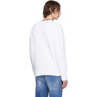 Dsquared2 White Plain Pullover Sweater