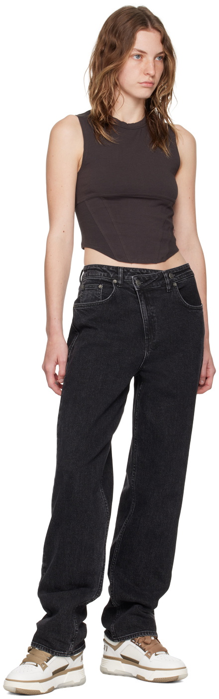 Ksubi Black Staged Tank Top
