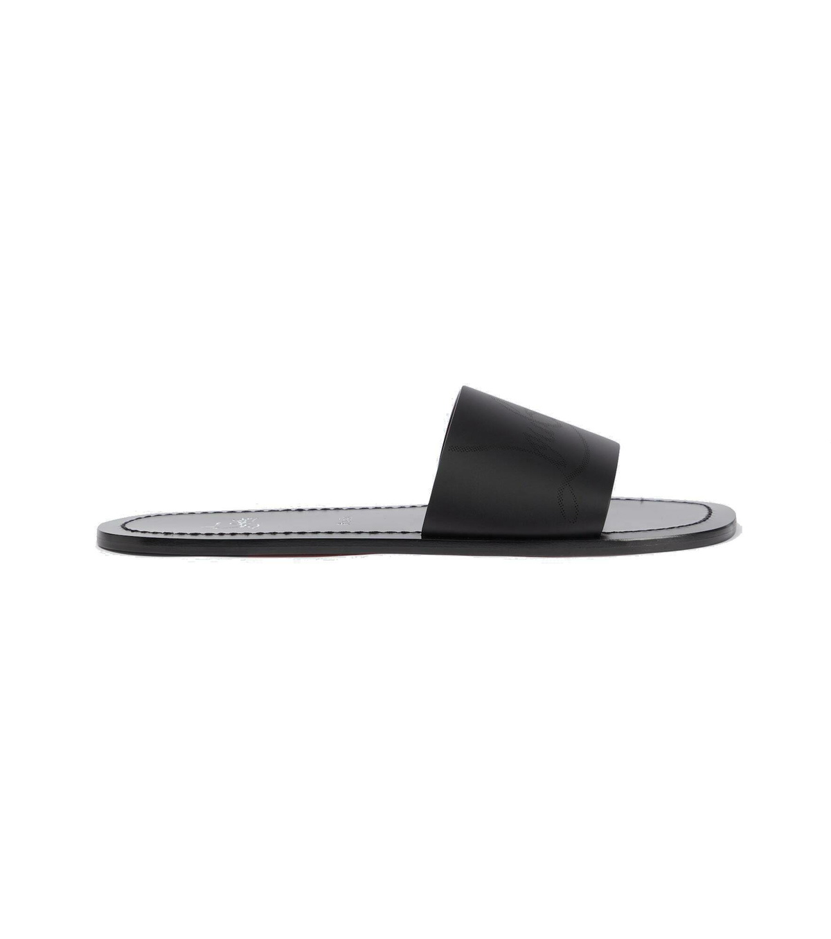 Christian Louboutin - Coolraoul leather slides Christian Louboutin