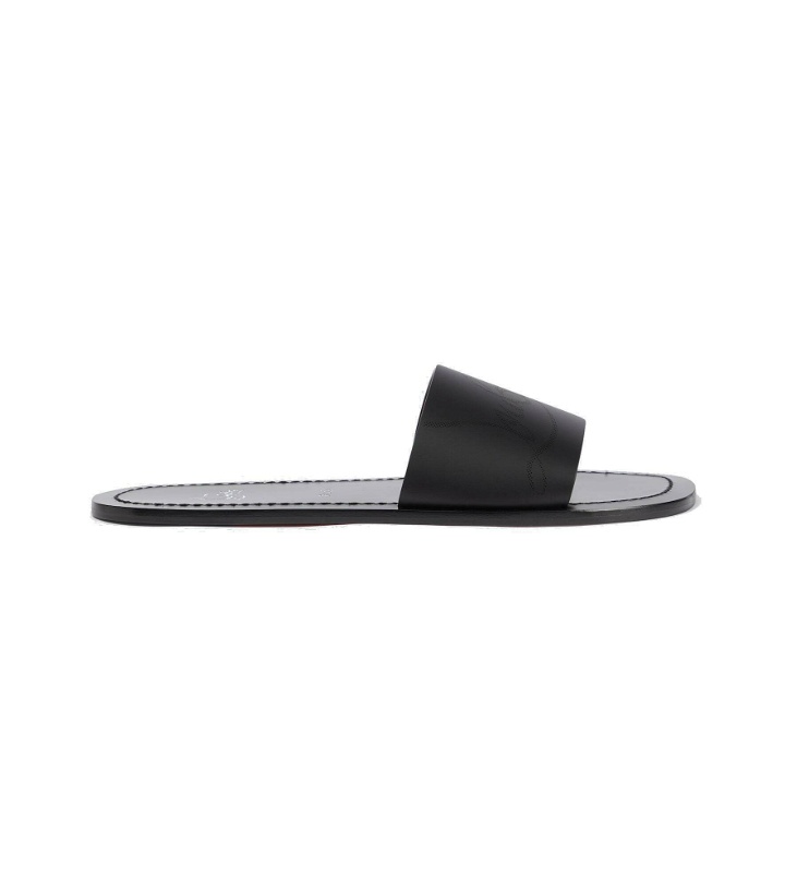 Photo: Christian Louboutin - Coolraoul leather slides