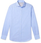 Brunello Cucinelli - Slub Cotton Shirt - Blue