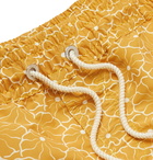 Atalaye - Caritza Short-Length Printed Swim Shorts - Yellow