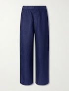 OrSlow - U.S. Navy Straight-Leg Linen Trousers - Blue