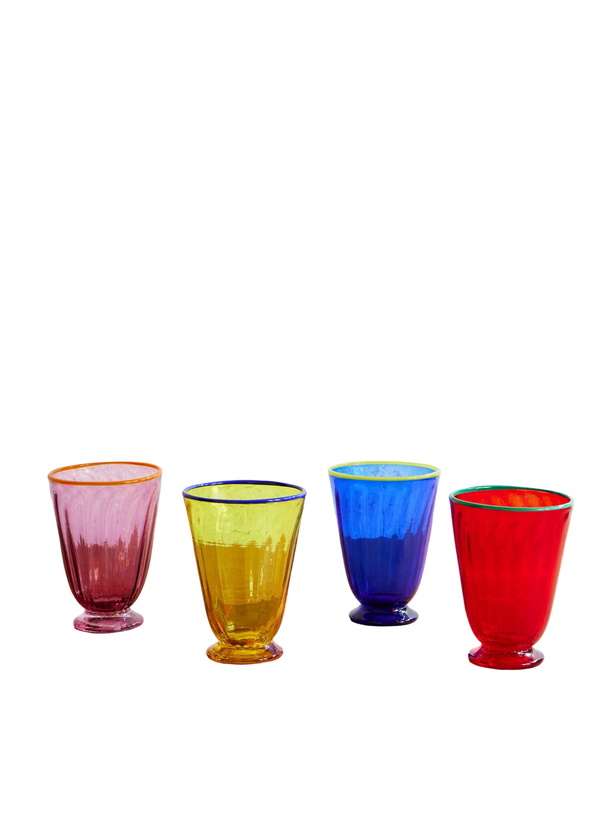 Photo: La DoubleJ - Rainbow Set Of Four Murano Glasses