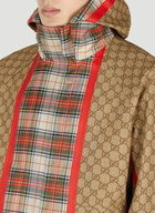 Gucci - Reversible Checked Jacket in Red