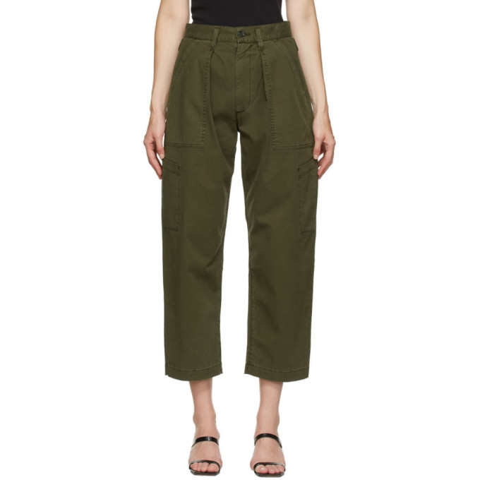 AGOLDE Khaki Mari Utility Trousers AGOLDE